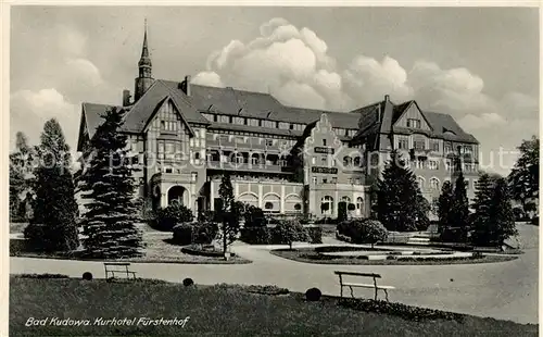 AK / Ansichtskarte Bad_Kudowa_Niederschlesien Kurhotel Fuerstenhof Bad_Kudowa