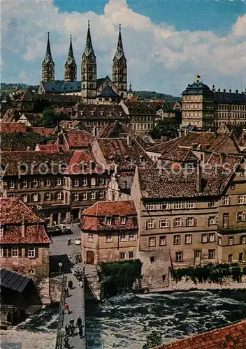 AK / Ansichtskarte Bamberg Altstadt Dom Bamberg