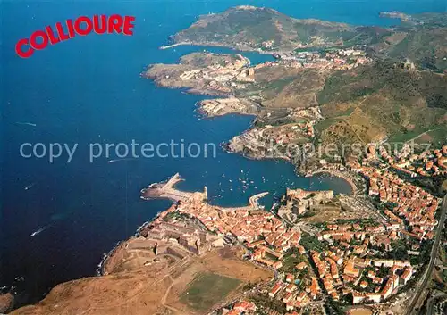 AK / Ansichtskarte Collioure Fliegeraufnahme Collioure