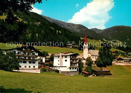 AK / Ansichtskarte Hippach Kirche Gasthof Pension Post Hippach