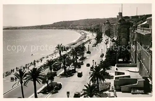 AK / Ansichtskarte Nice_Alpes_Maritimes Promenade des Anglais Cote d Azur Nice_Alpes_Maritimes