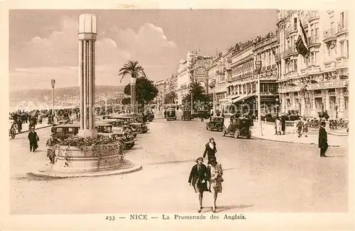 AK / Ansichtskarte Nice_Alpes_Maritimes La Promenade des Anglais Cote d Azur Nice_Alpes_Maritimes