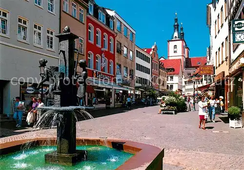 AK / Ansichtskarte Fulda Marktstrasse Brunnen Fulda