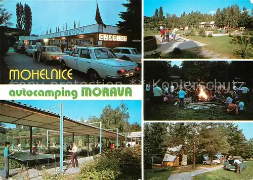 AK / Ansichtskarte Mohelnice Autocamping Morava Mohelnice