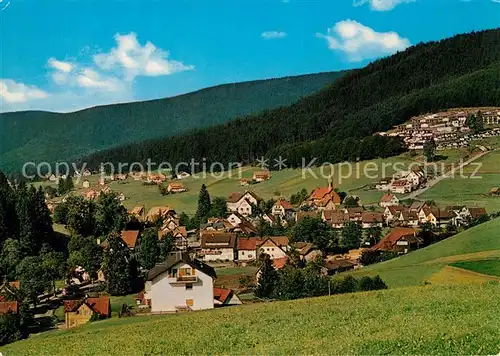 AK / Ansichtskarte Obertal_Baiersbronn Panorama Luftkurort im Schwarzwald Obertal Baiersbronn