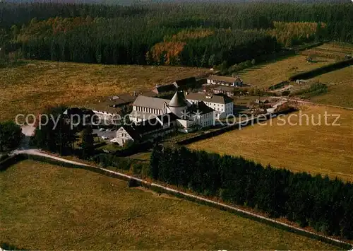 AK / Ansichtskarte Dahlem_Eifel Abtei Maria Frieden Fliegeraufnahme Dahlem_Eifel