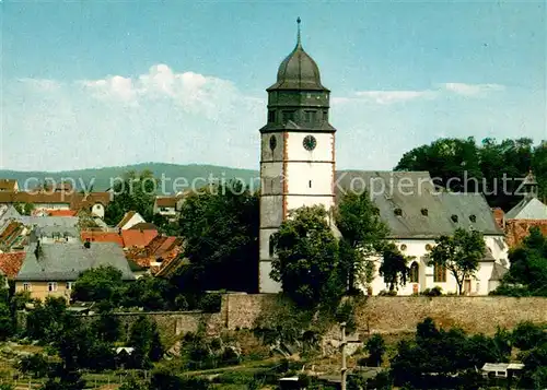 AK / Ansichtskarte Usingen Ortsmotiv mit Kirche Usingen