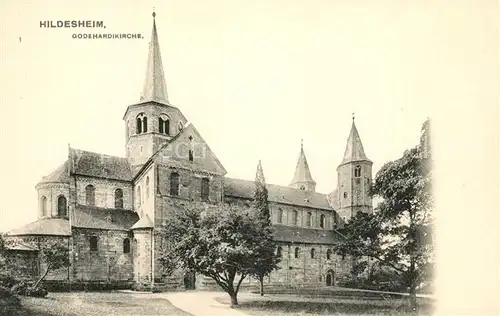 AK / Ansichtskarte Hildesheim Godehardikirche Hildesheim