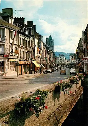 AK / Ansichtskarte Pont Audemer La rue de la Republique Pont Audemer