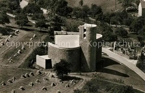 AK / Ansichtskarte Volkersbrunn St Rochus Kirche Fliegeraufnahme Volkersbrunn