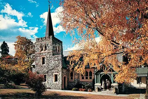 AK / Ansichtskarte Queenstown_Otago St Peter s Anglican Church in autumn Queenstown_Otago