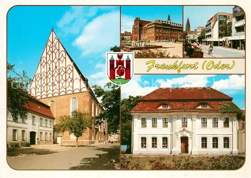 AK / Ansichtskarte Frankfurt_Oder Konzerthalle Rathaus Grosse Scharnstrasse Kleist Gedenkstaette Forschungsstaette Frankfurt Oder