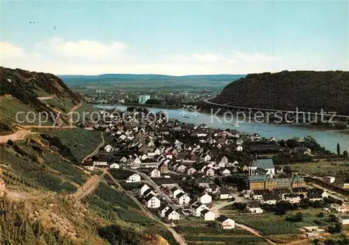 AK / Ansichtskarte Leutesdorf_Rhein Wallfahrtskirche Heiligkreuz Christkoenigshaus  Leutesdorf Rhein