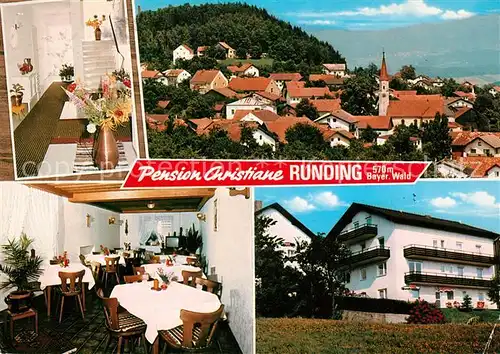 AK / Ansichtskarte Runding_Cham Pension Christiane Runding Cham