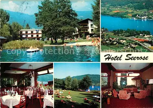 AK / Ansichtskarte Bodensdorf_Ossiacher_See Fliegeraufnahme Hotel Seerose  Bodensdorf_Ossiacher_See