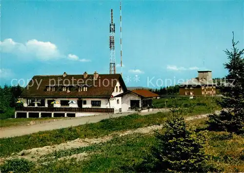 AK / Ansichtskarte Hausen_Witzenhausen Berggasthof Hoher Meissner Sender Hausen Witzenhausen