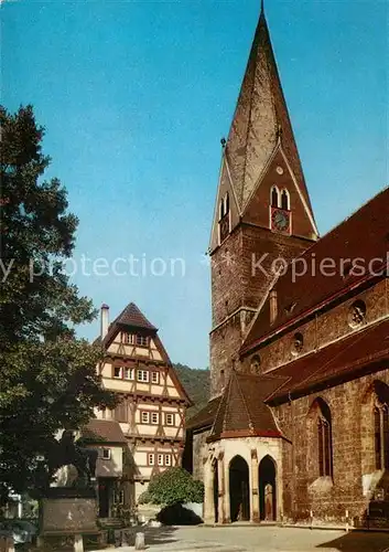 AK / Ansichtskarte Geislingen_Steige Ev Stadtkirche Geislingen_Steige