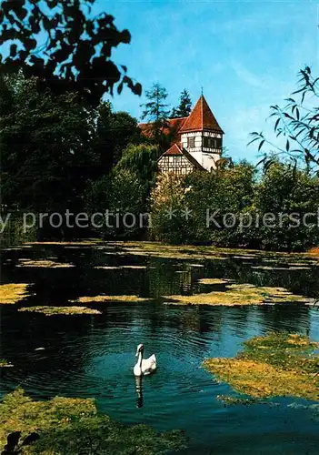 AK / Ansichtskarte Murrhardt Feuersee mit Walterichskirche Murrhardt