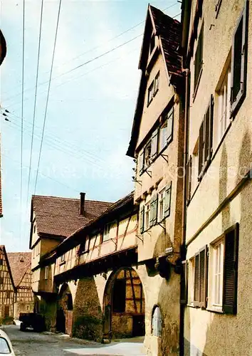 AK / Ansichtskarte Leonberg_Wuerttemberg Gasse Leonberg Wuerttemberg