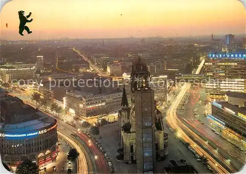 AK / Ansichtskarte Berlin Kaiser Wilhelm Gedaechtniskirche  Berlin