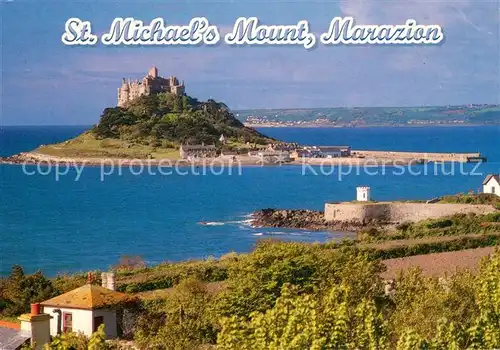 AK / Ansichtskarte Marazion_Cornwall St. Michael s Mount  Marazion Cornwall