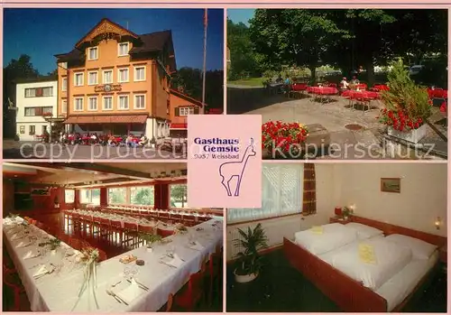 AK / Ansichtskarte Weissbad Gasthaus Gemsle Weissbad