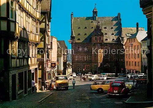 AK / Ansichtskarte Marburg_Lahn Rathaus Marburg_Lahn