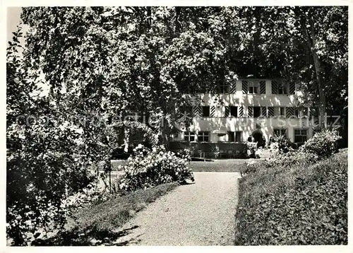 AK / Ansichtskarte Hallwilersee Schloss Hotel Brestenberg Hallwilersee