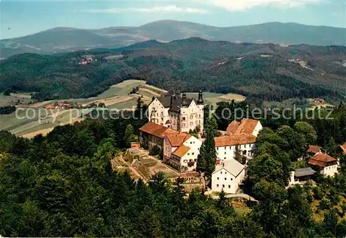 AK / Ansichtskarte Fuerstenstein_Niederbayern Fliegeraufnahme Pension Schloss Englburg Fuerstenstein_Niederbayern