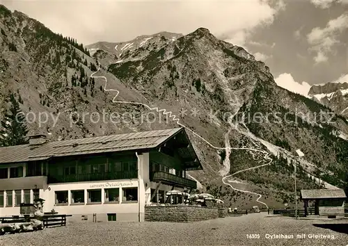 AK / Ansichtskarte Oberstdorf Oytalhaus Gleitweg Oberstdorf