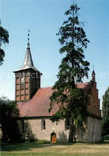 AK / Ansichtskarte Criewen Dorfkirche  Criewen