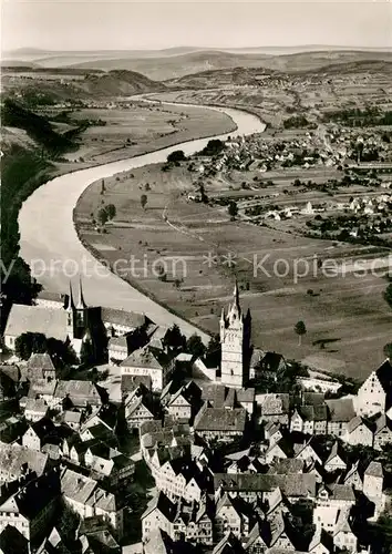 AK / Ansichtskarte Bad_Wimpfen Fliegeraufnahme Bad_Wimpfen