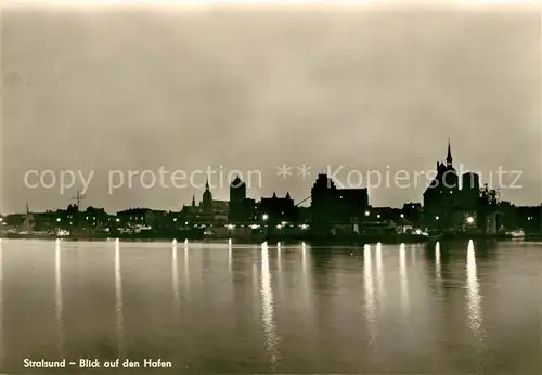 AK / Ansichtskarte Stralsund_Mecklenburg_Vorpommern Hafen Stralsund_Mecklenburg