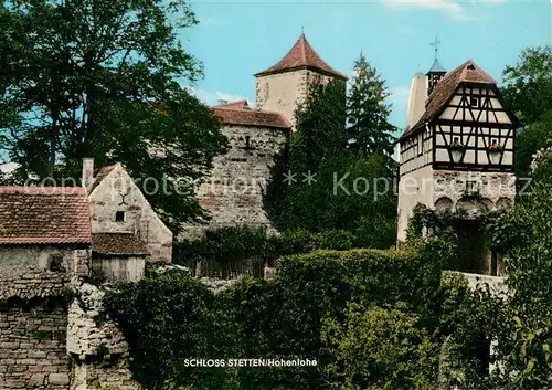 AK / Ansichtskarte Kuenzelsau Schloss Stetten Kuenzelsau