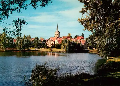 AK / Ansichtskarte Sindelfingen Klostersee mit Martinskirche Sindelfingen