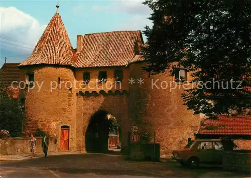 AK / Ansichtskarte Prichsenstadt Westtor Eingang Prichsenstadt