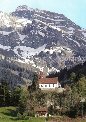 AK / Ansichtskarte Flueeli Ranft Kapelle und Melchtaler Berge Flueeli Ranft