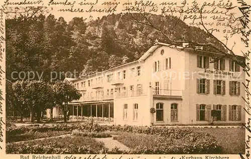 AK / Ansichtskarte Bad_Reichenhall Kurhaus Kirchberg Bad_Reichenhall