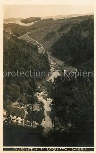 AK / Ansichtskarte Falkenstein_Oberfranken Fliegeraufnahme Falkenstein_Oberfranken