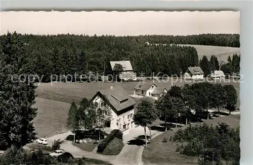 AK / Ansichtskarte Kniebis_Freudenstadt Restaurant Cafe Pension Waldeck Kniebis_Freudenstadt