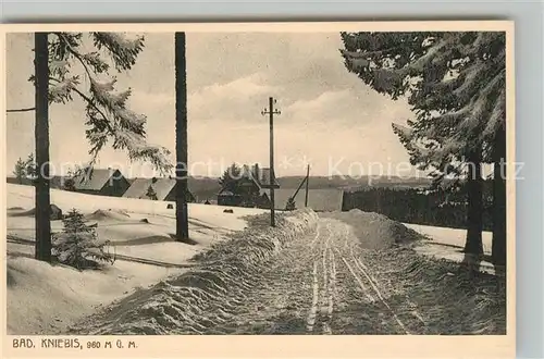 AK / Ansichtskarte Kniebis_Freudenstadt Winterlandschaft Kniebis_Freudenstadt