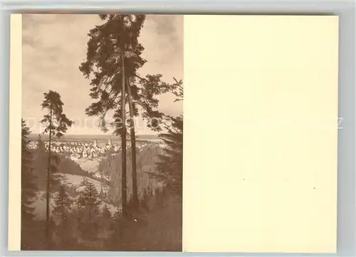 AK / Ansichtskarte Freudenstadt Pension Villa Germania Panorama Freudenstadt