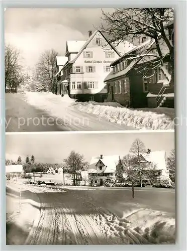 AK / Ansichtskarte Steinwald Gasthaus Pension Winterlandschaft Steinwald