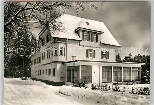 AK / Ansichtskarte Zwieselberg_Freudenstadt Hotel Hirsch Winter Zwieselberg_Freudenstadt