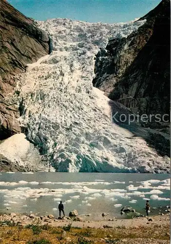 AK / Ansichtskarte Olden_Nordfjord Briksdalsbreen Briksdal Glacier  Olden Nordfjord