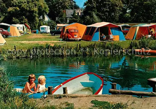 AK / Ansichtskarte Gluecksburg_Ostseebad Campingplatz Schwennau Gluecksburg_Ostseebad