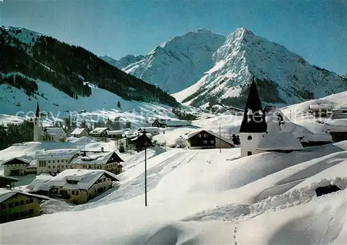 AK / Ansichtskarte Hirschegg_Kleinwalsertal_Vorarlberg Elferkopf Zwoelferkopf Hirschegg_Kleinwalsertal