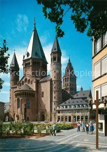 AK / Ansichtskarte Mainz_Rhein Dom Mainz Rhein