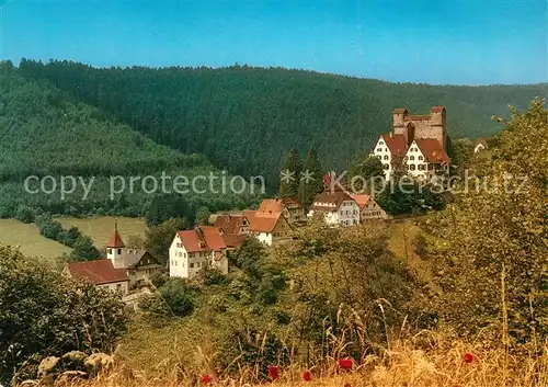 AK / Ansichtskarte Berneck_Altensteig Teilansicht Berneck_Altensteig