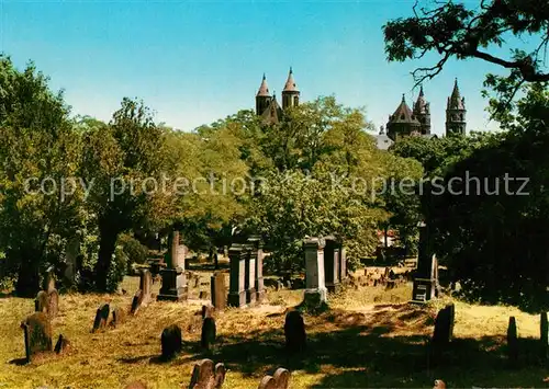 AK / Ansichtskarte Worms_Rhein aeltester Judenfriedhof Europas Dom Worms Rhein